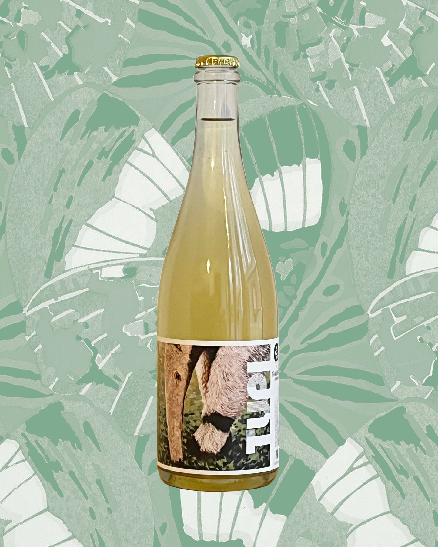 Bouteille de petnat du jura ether créatif