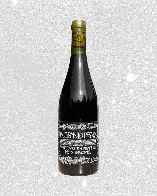 Bouteille de vin rouge naturel du jura carignan 