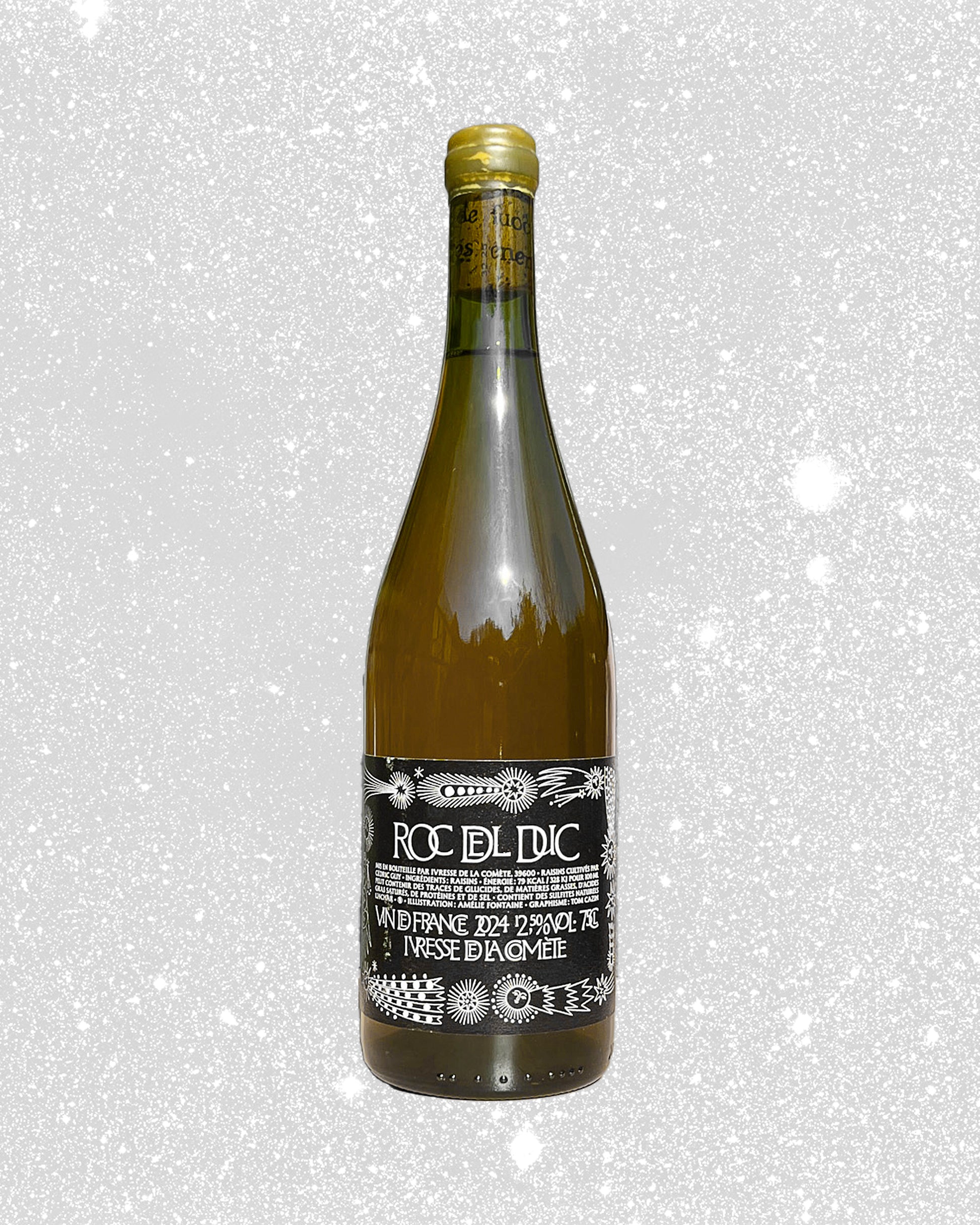 Bouteille de vin naturel blanc du Jura Chardonnay 