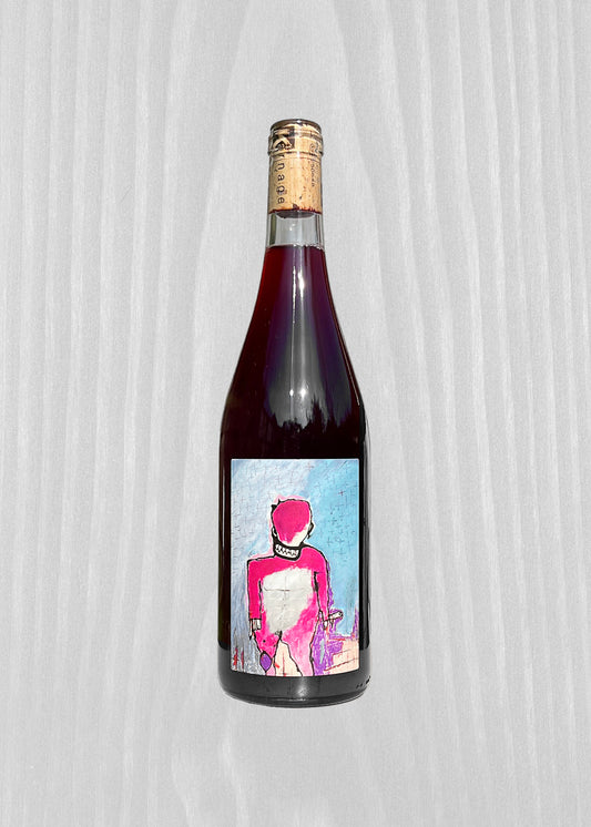 Bouteille de vin naturel rouge karnage carignan mazel ardèche jura