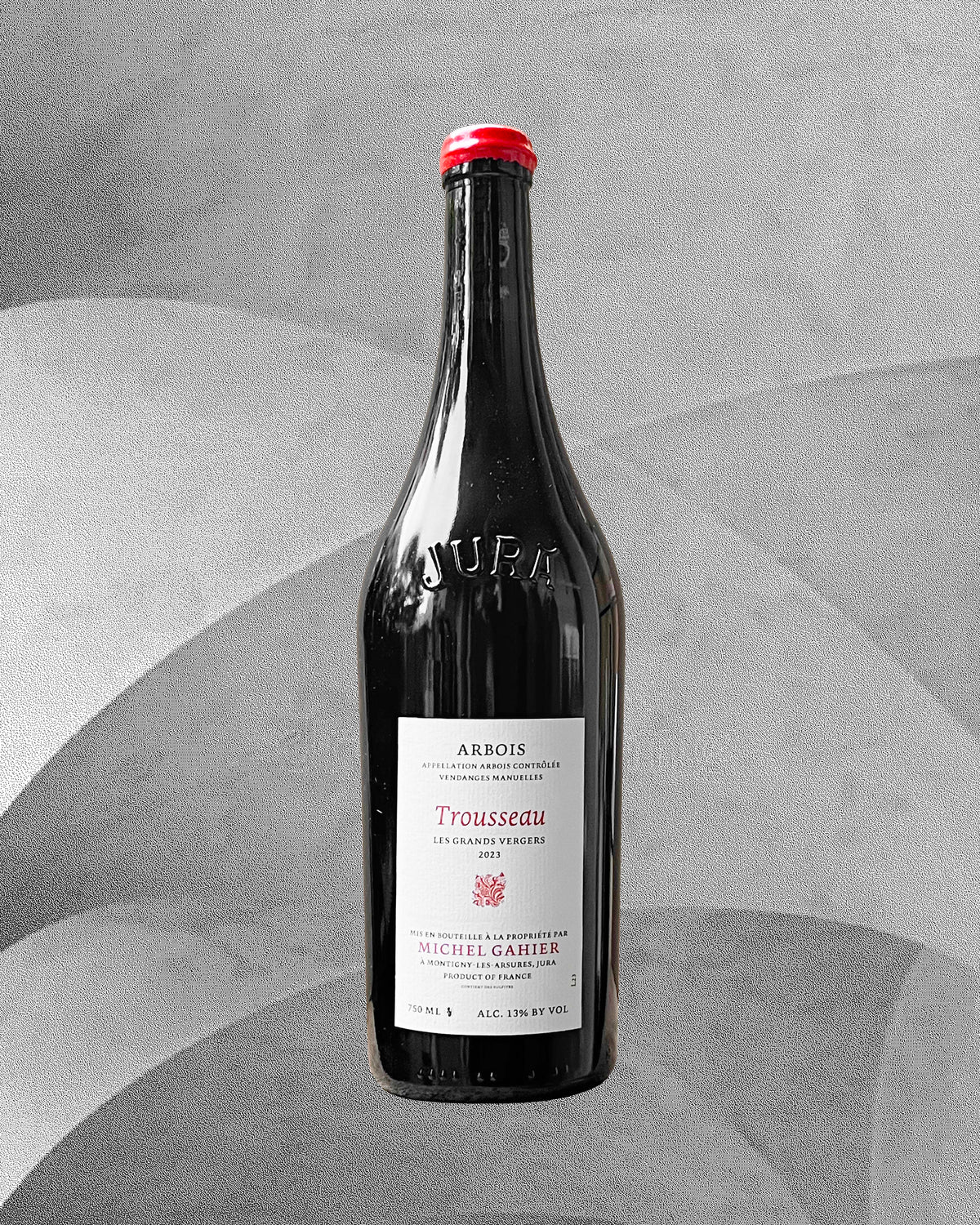 Vin naturel du jura rouge trousseau michel gahier 