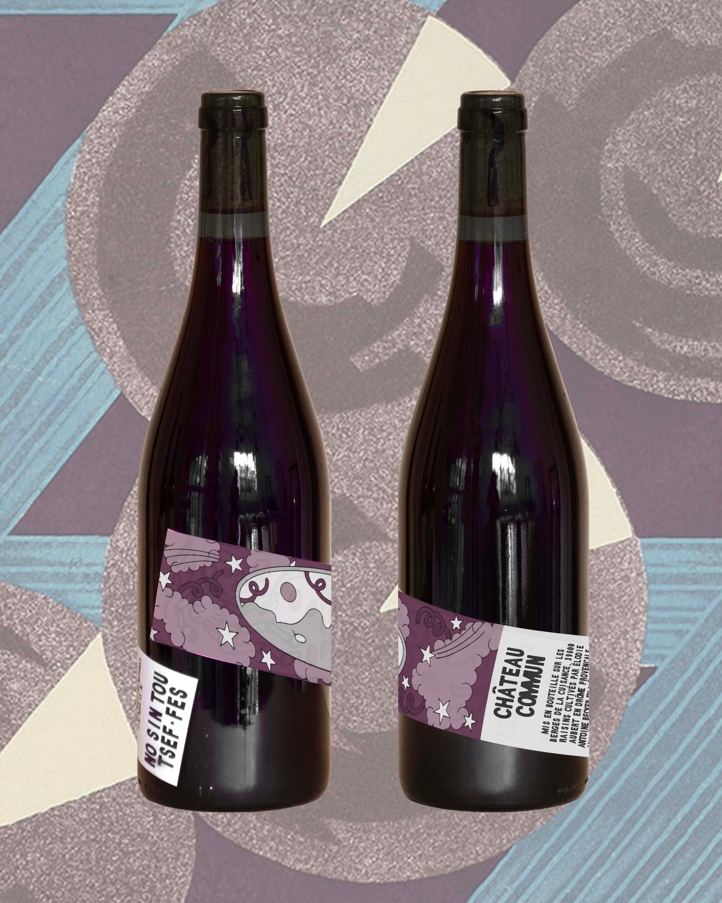 Vin naturel rouge et blanc château commun vin vivant jura 