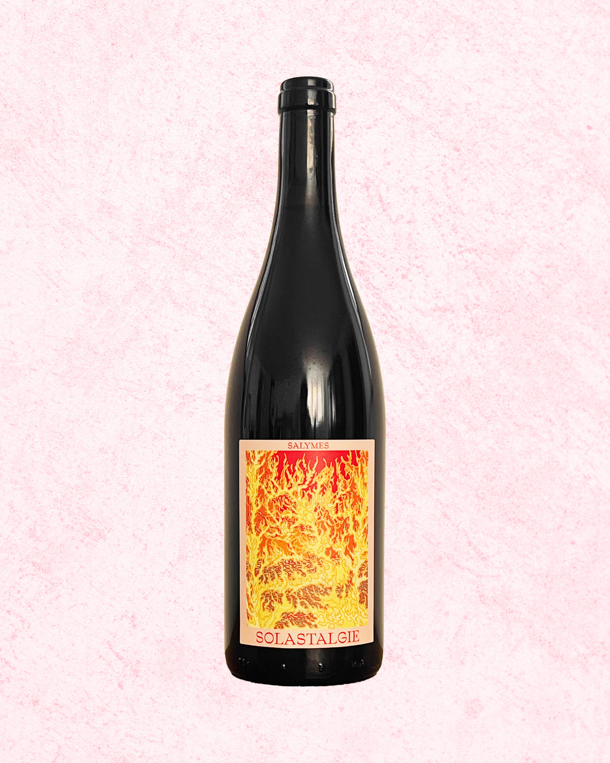 Bouteille de vin naturel rouge gamay ardèche glouglou
