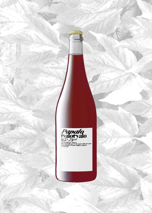 Bouteille de vin naturel rouge pinot gris pinot noir tyalo papalo